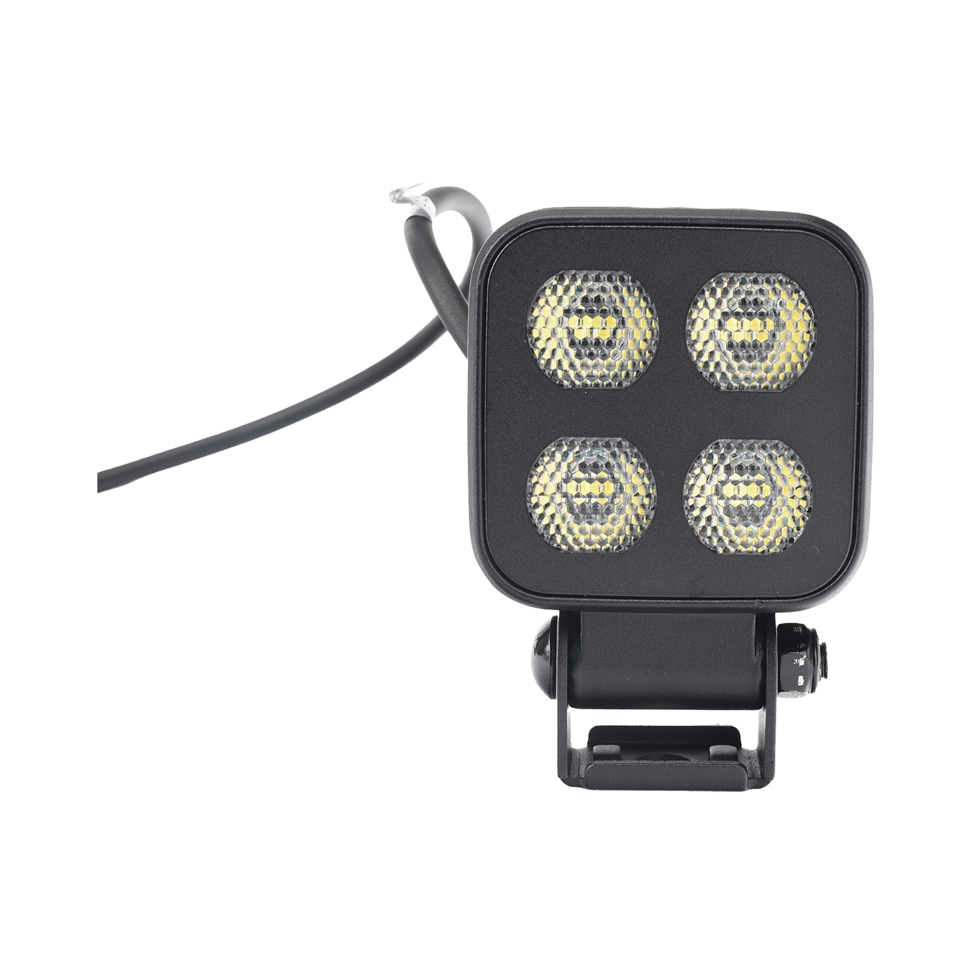 Luz de Trabajo Ultra brillante Cuadrada, 4 LED, 2650 LÃºmenes, 12-24 Vcd