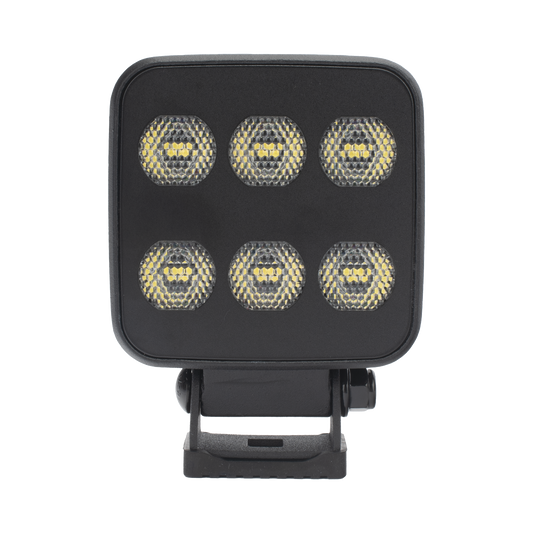 Luz de Trabajo Ultra brillante Cuadrada, 6 LED, 6552 LÃºmenes, 12-24 Vcd