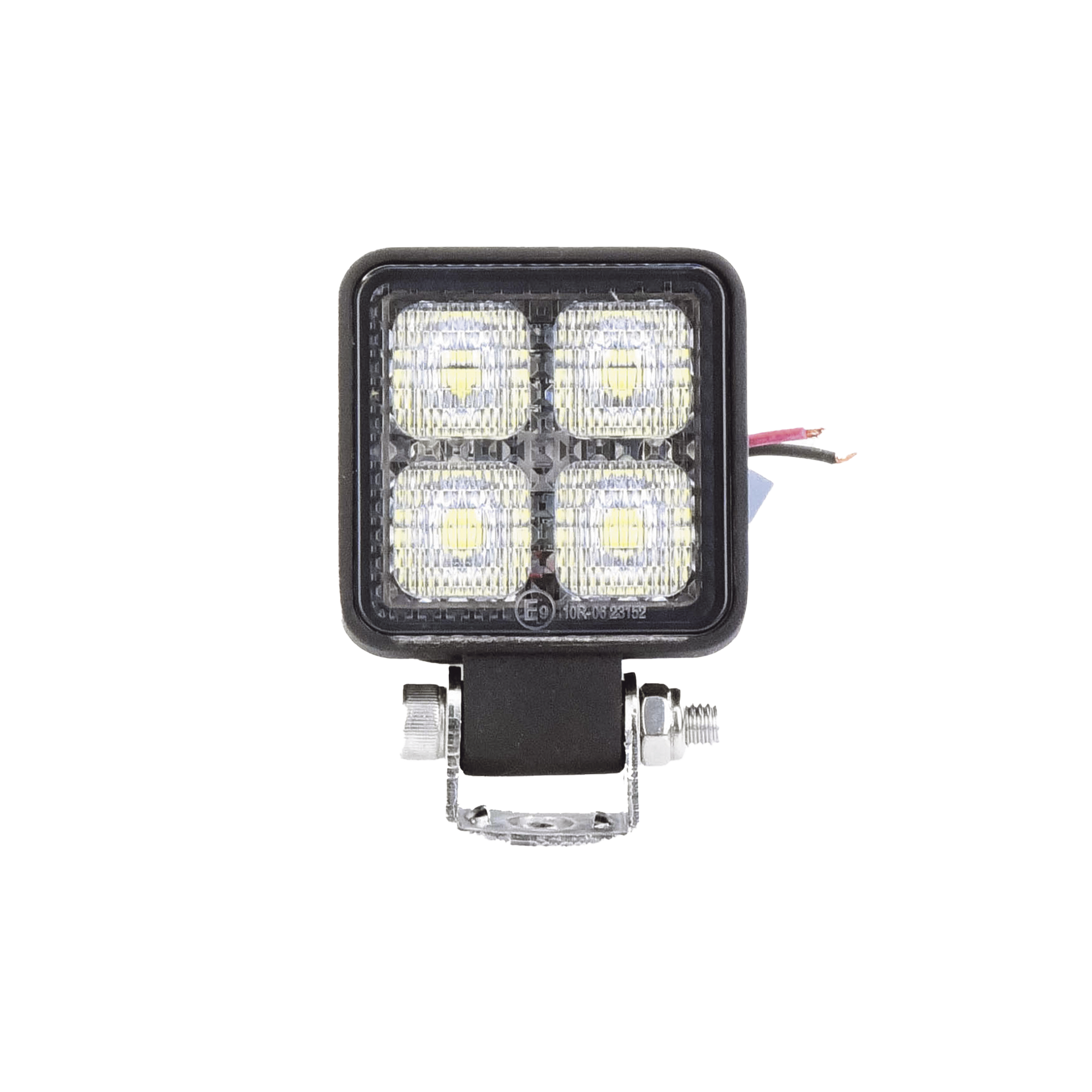 Luz de trabajo de 4 LED de 10 Watt, 12-24 Vcd, 800 lÃºmenes