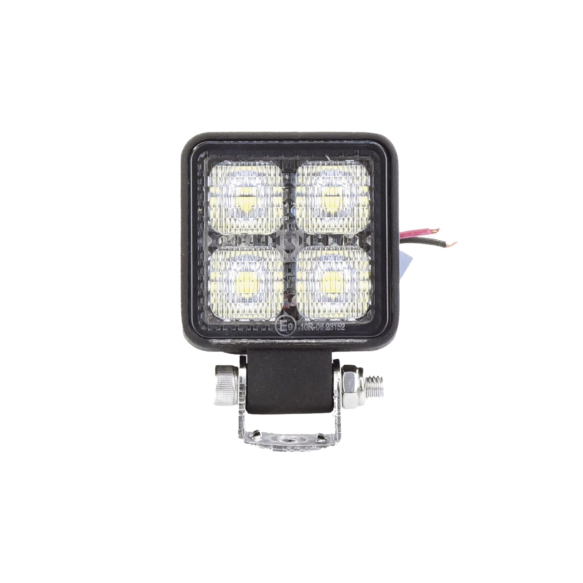 Luz de trabajo de 4 LED de 10 Watt, 12-24 Vcd, 800 lÃºmenes