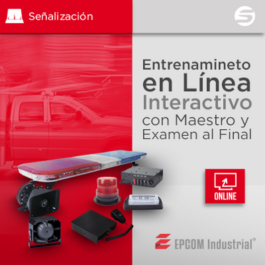 Curso Comercial de SeÃ±alizaciÃ³n Audiovisual Para la distintas Soluciones Vehiculares que hay en el mercado en la marca Epcom Industrial