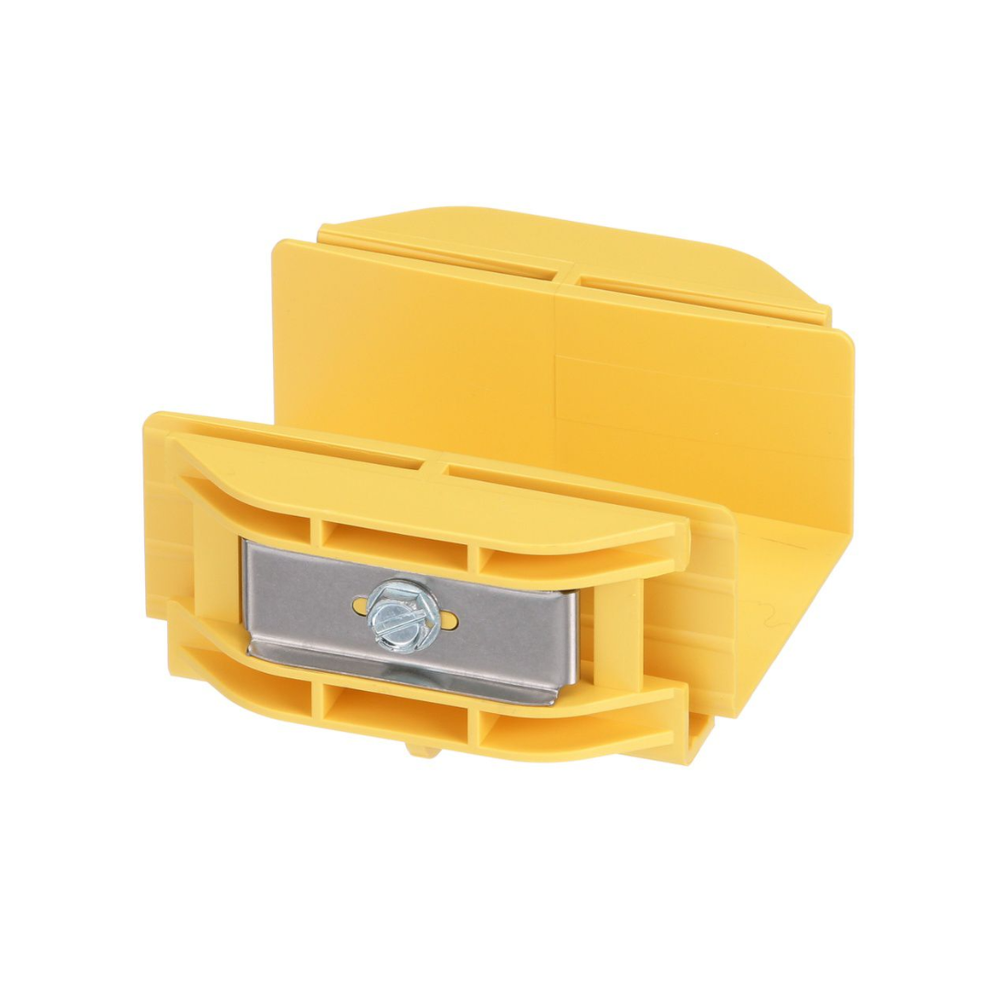 Union Recta "Cople", Para Canaleta FiberRunnerâ¢ 2X2, Color Amarillo