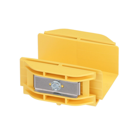 Union Recta "Cople", Para Canaleta FiberRunnerâ¢ 2X2, Color Amarillo