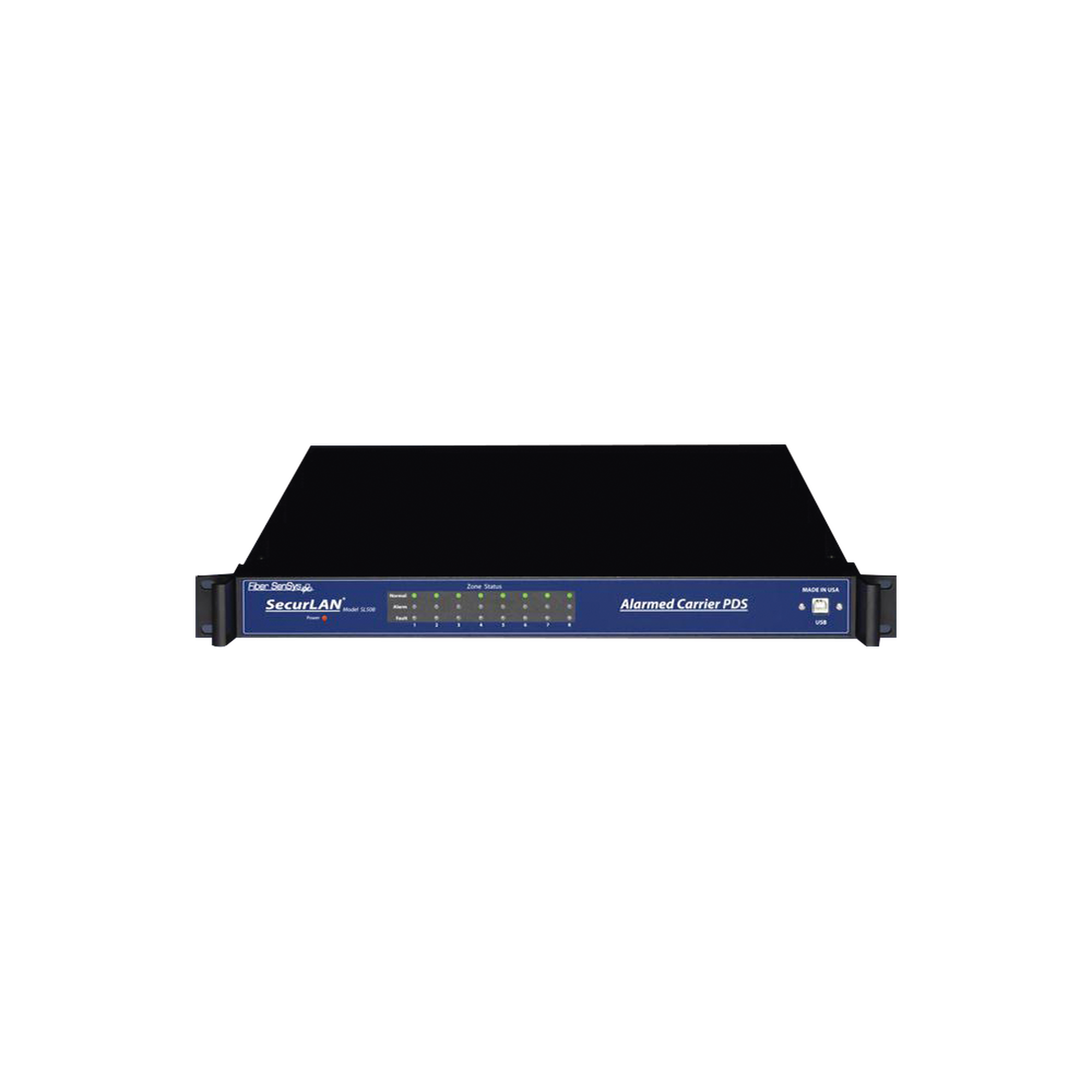 Sensor de Seguridad Perimetral por Fibra Ãptica Sensitiva / Para Montaje en Rack (19'') / 8 Zonas de ProtecciÃ³n/ De 0 hasta 800m