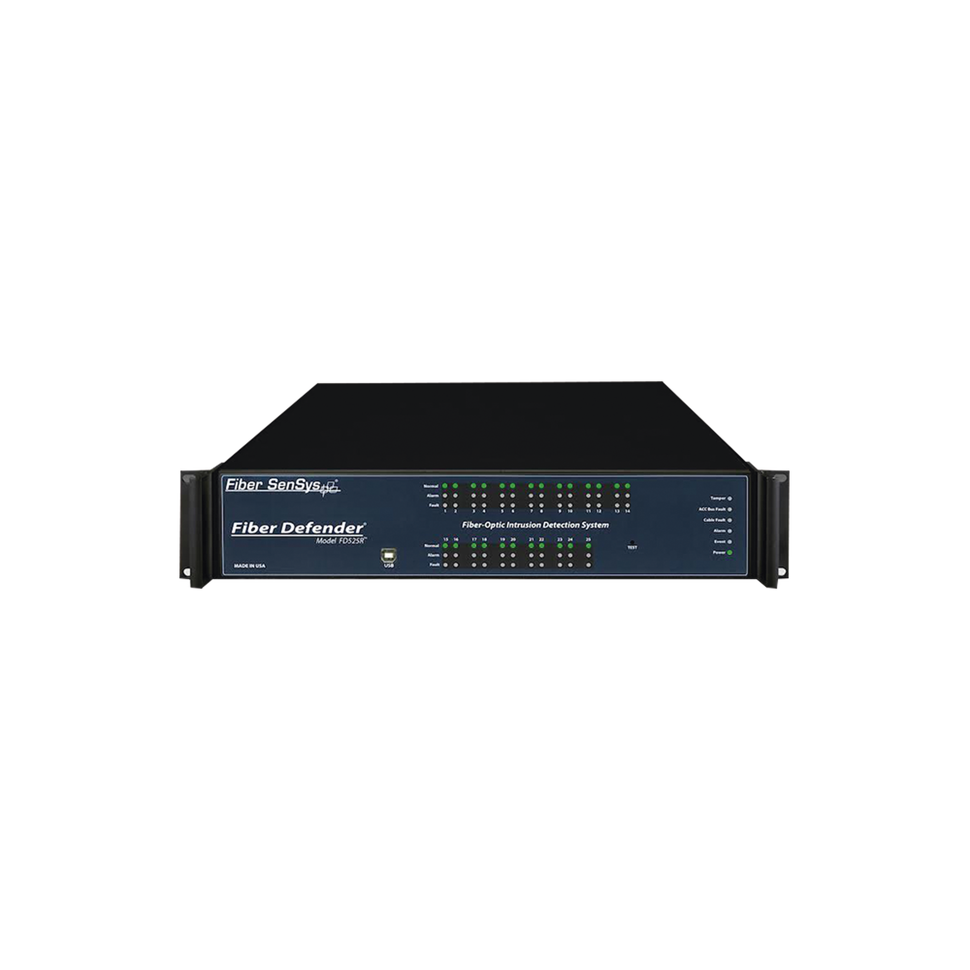 Sensor de Seguridad Perimetral por Fibra Ãptica Sensitiva/ Hasta 25 Zonas/ De 0 a 800 m de protecciÃ³n