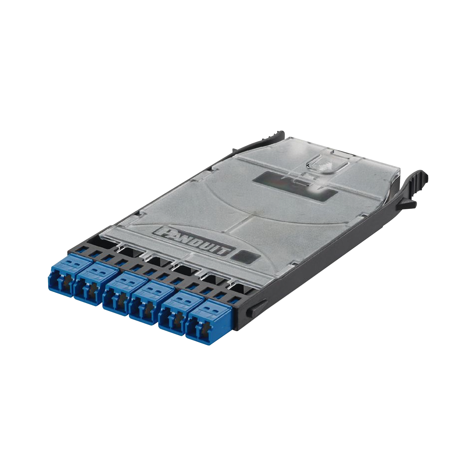 Cassette HD Flexâ¢ Con 6 Puertos LC Duplex (12 Fibras), Para Fibra Monomodo OS2, Color Azul