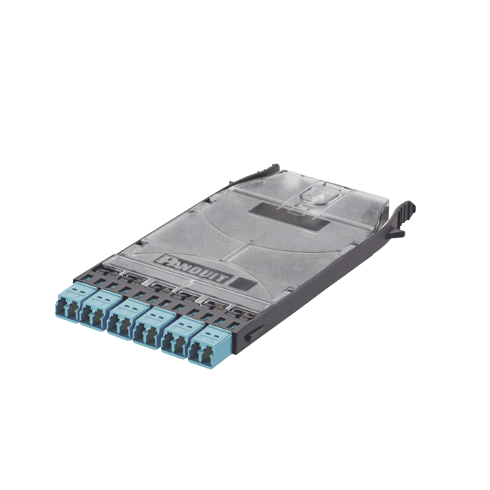 Cassette HD Flexâ¢ Con 6 Puertos LC Duplex (12 Fibras), Para Fibra Multimodo OM3, Color Azul