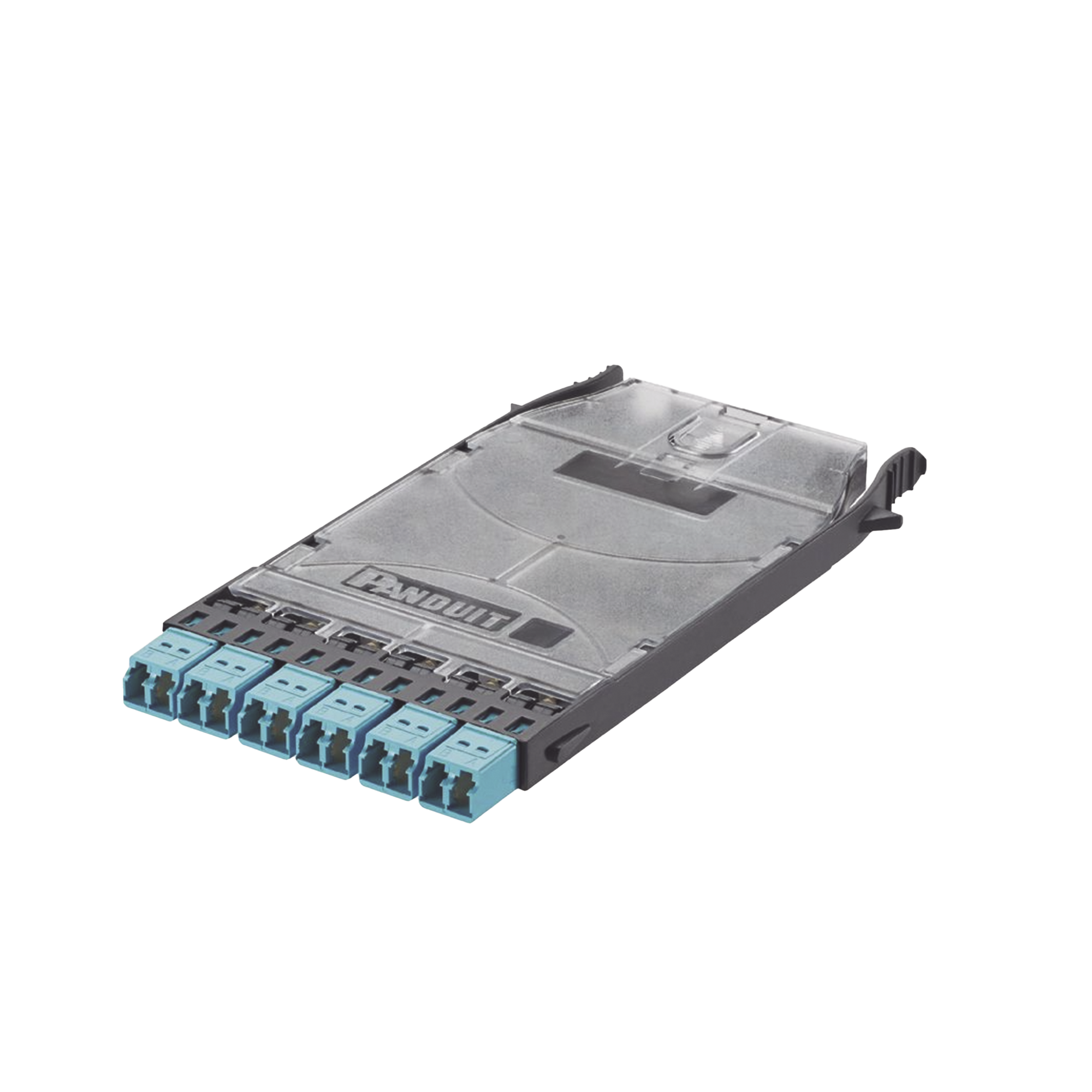 Cassette HD Flexâ¢ Con 6 Puertos LC Duplex (12 Fibras), Para Fibra Multimodo OM3, Color Azul