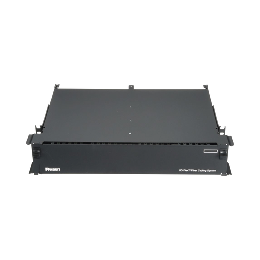 Panel de DistribuciÃ³n de Fibra Ãptica, Acepta 12 Cassettes HD Flexâ¢ y 144 Fibras por UR, Hasta, 2 UR