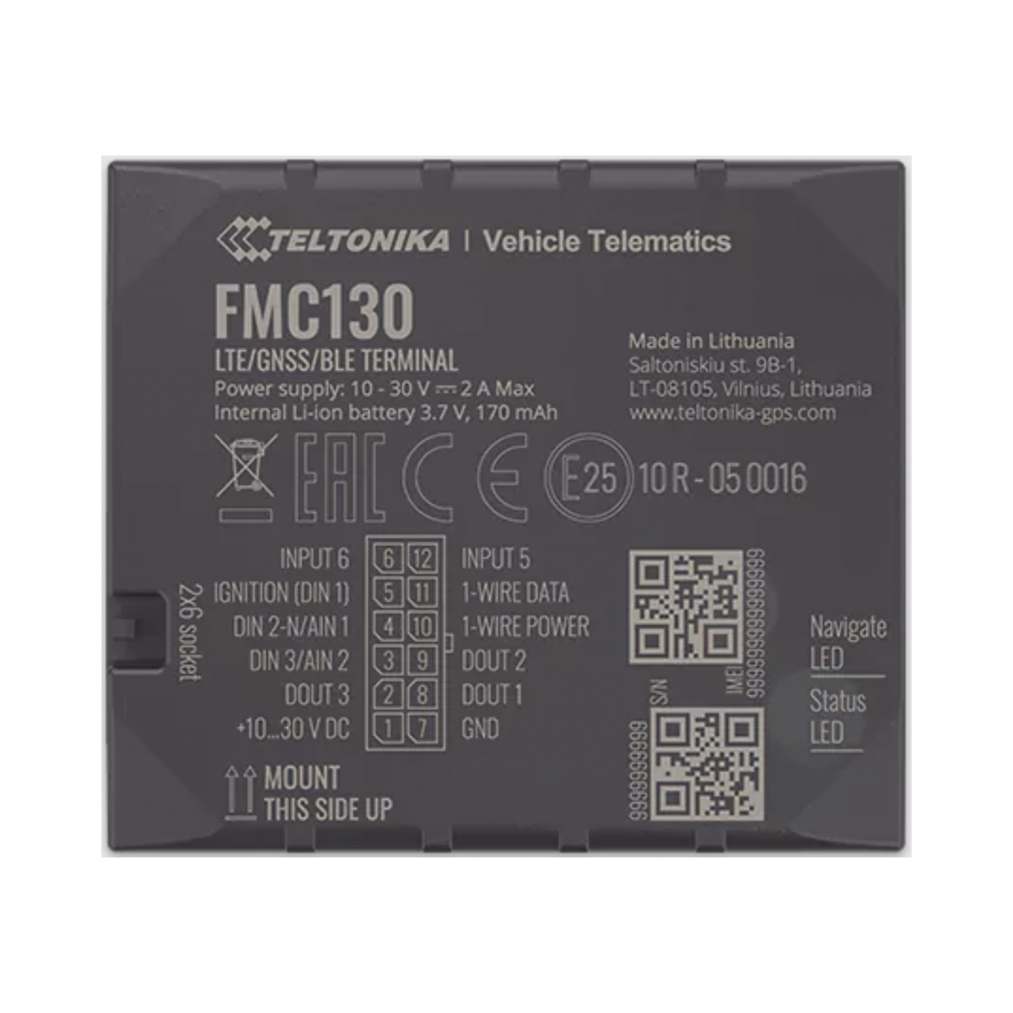 Profesional Rastreador Vehicular (GPS) 4G LTE CAT 1 y 2G / IdentificaciÃ³n de Conductores / Bloqueo Remoto / DetecciÃ³n de Jammer / Sensores Bluetooth / MÃºltiples I/O