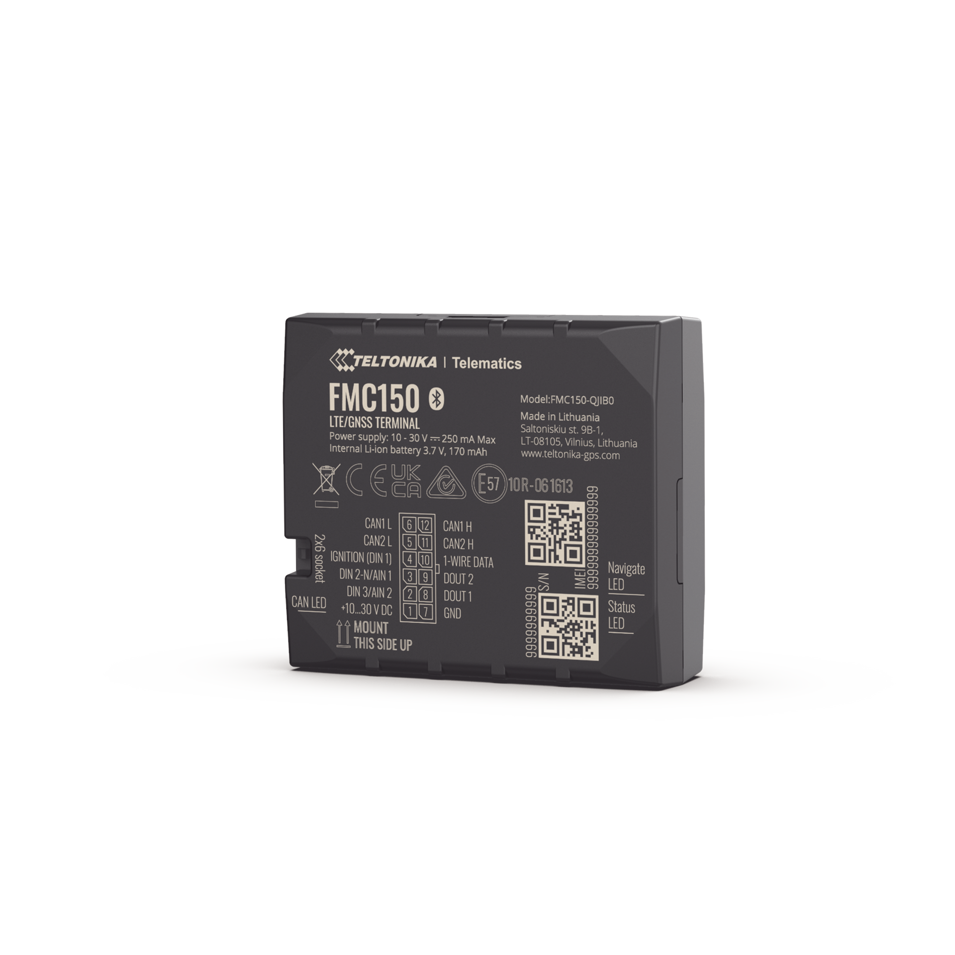 Avanzado Rastreador Vehicular (GPS) 4G LTE Cat 1 Con Lectura Can / Bluetooth y MÃºltiples Entradas y Salidas Digitales