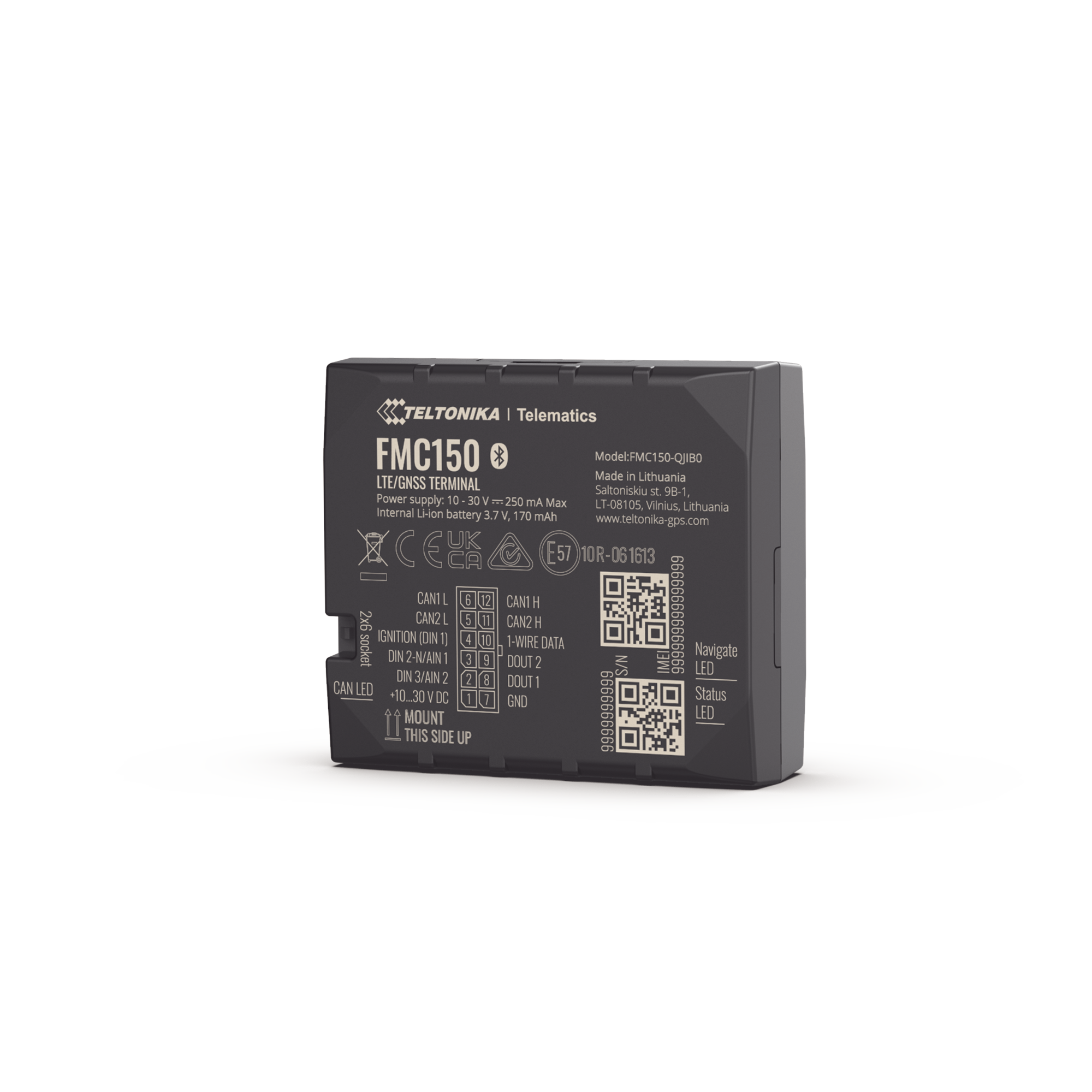 Avanzado Rastreador Vehicular (GPS) 4G LTE Cat 1 Con Lectura Can / Bluetooth y MÃºltiples Entradas y Salidas Digitales