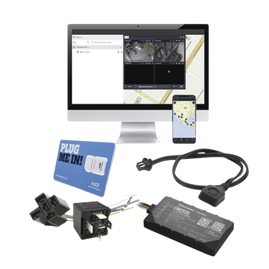 KIT de Localizador 4G LTE, SIM SIM30M2M, VOUCHER POR 1 Mes, Plataforma Por 1 Mes, Relevador y BotÃ³n de PÃ¡nico.