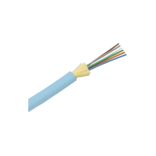 Cable de Fibra Ãptica de 6 hilos, Multimodo OM4 50/125 Optimizada, Interior, Tight Buffer 900um, No Conductiva (DielÃ©ctrica), LSZH, Precio Por Metro