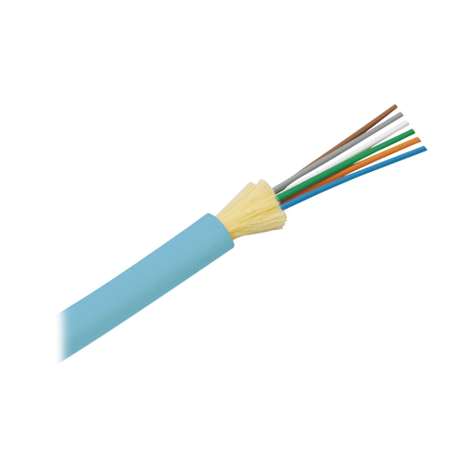 Cable de Fibra Ãptica de 6 hilos, Multimodo OM4 50/125 Optimizada, Interior, Tight Buffer 900um, No Conductiva (DielÃ©ctrica), OFNR (Riser), Precio Por Metro