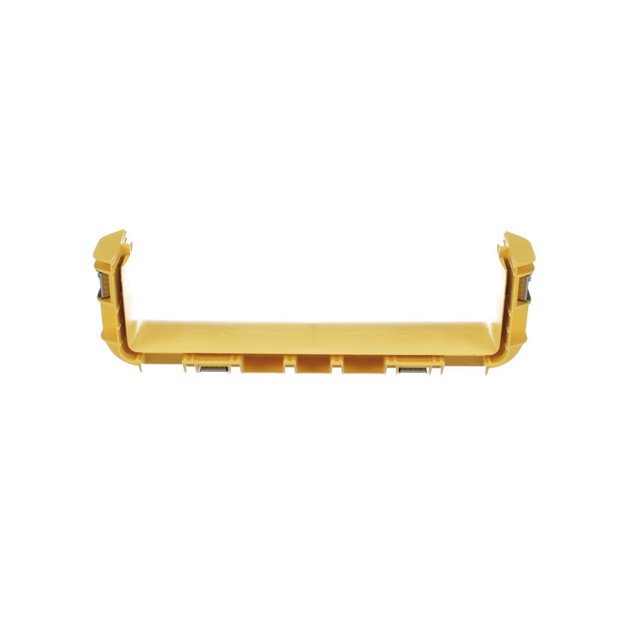 Union Recta "Cople", Para Canaleta FiberRunnerâ¢ 12X4, Color Amarillo