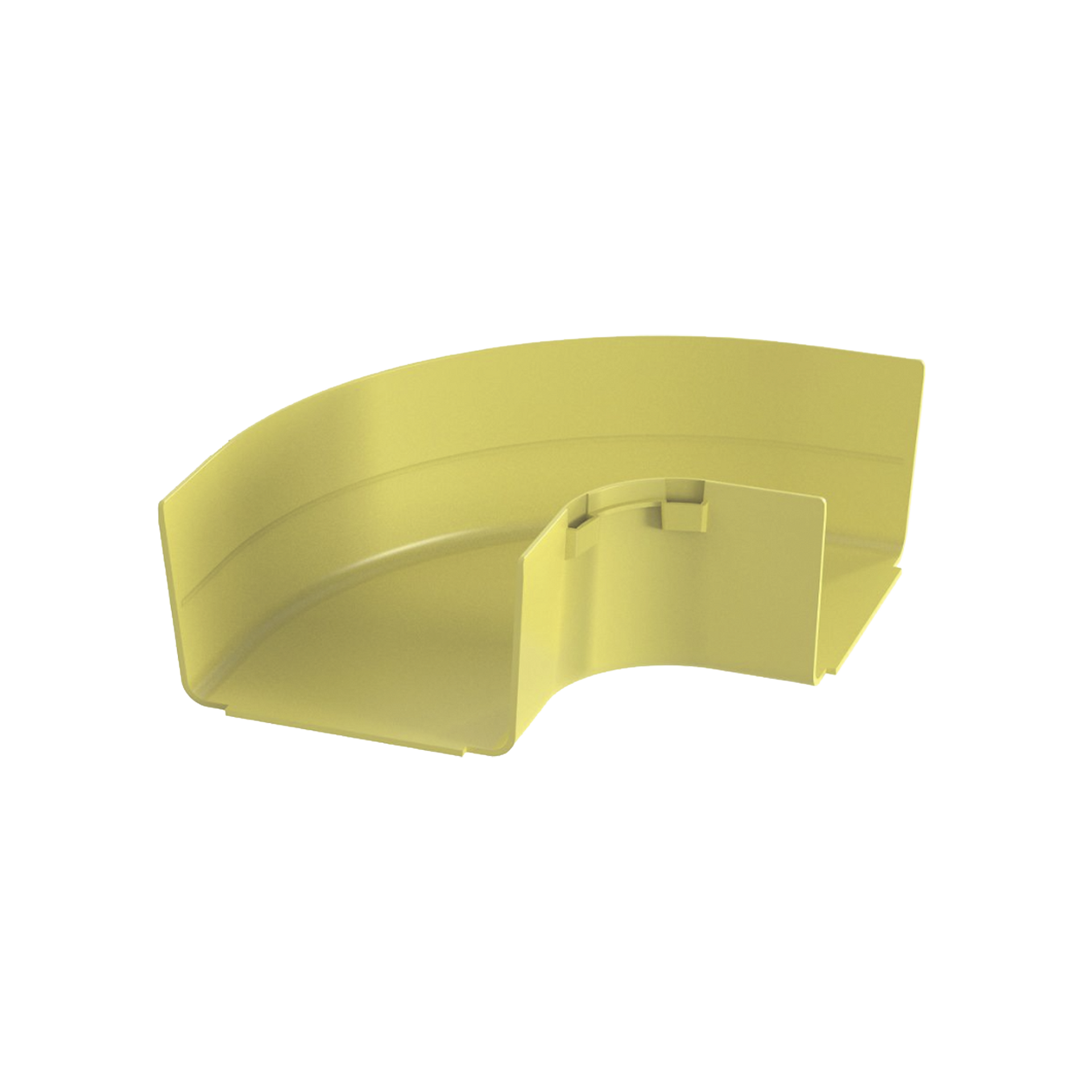 Ãngulo Recto a 90Âº Horizontal, Para Canaletas FiberRunnerâ¢ 6X4, Color Amarillo