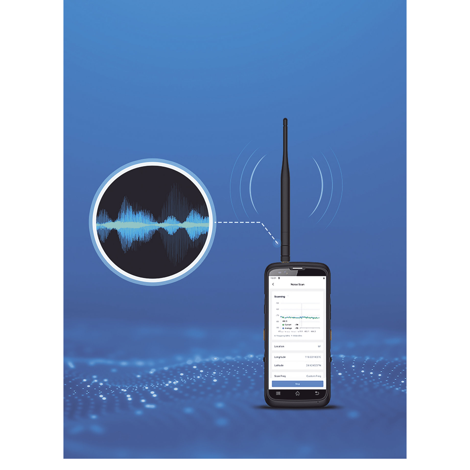 Probador de cobertura de red LoraWAN