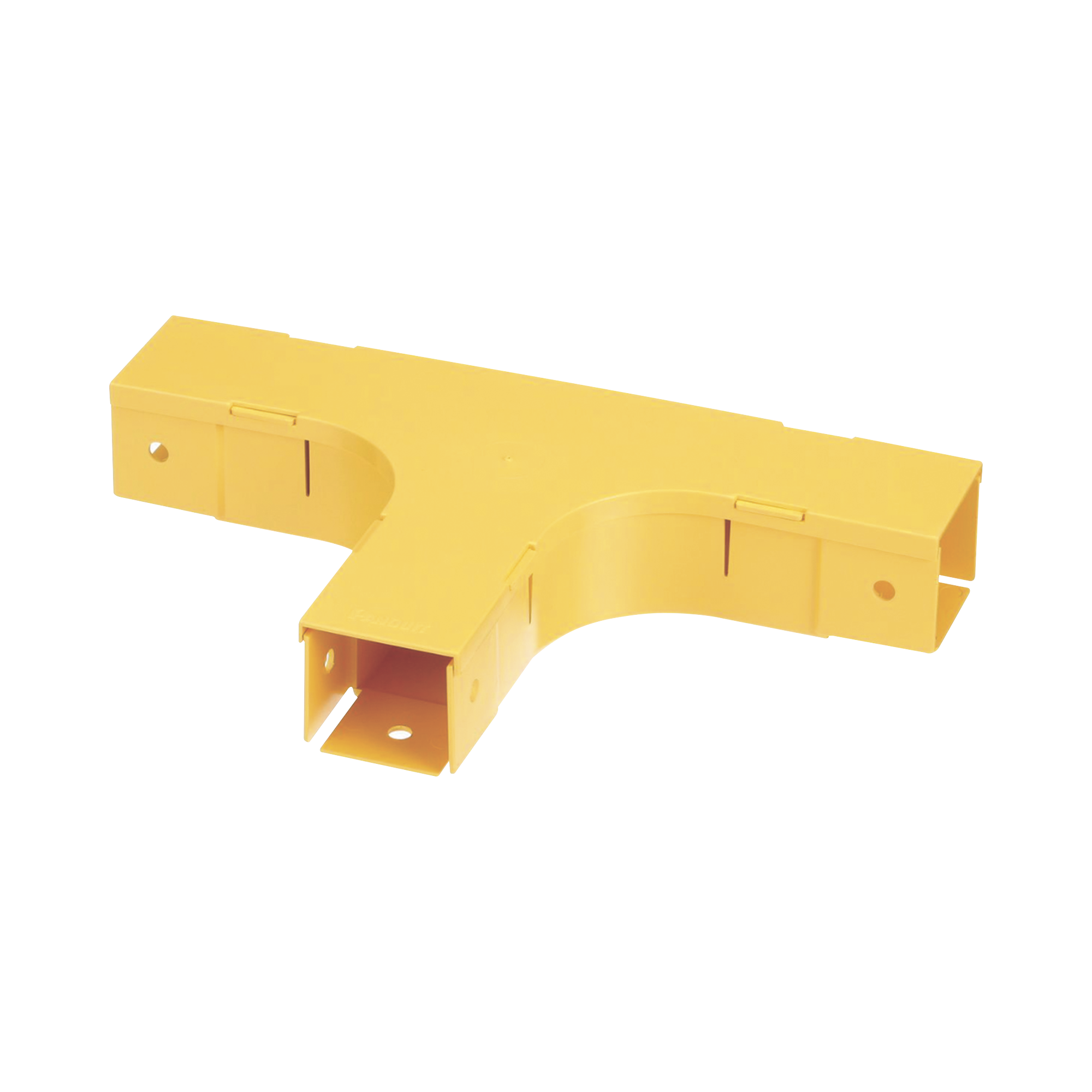 Accesorio en T Horizontal, Con Ãngulos a 90Âº, Para Canaletas FiberRunnerâ¢ 2X2, Color Amarillo