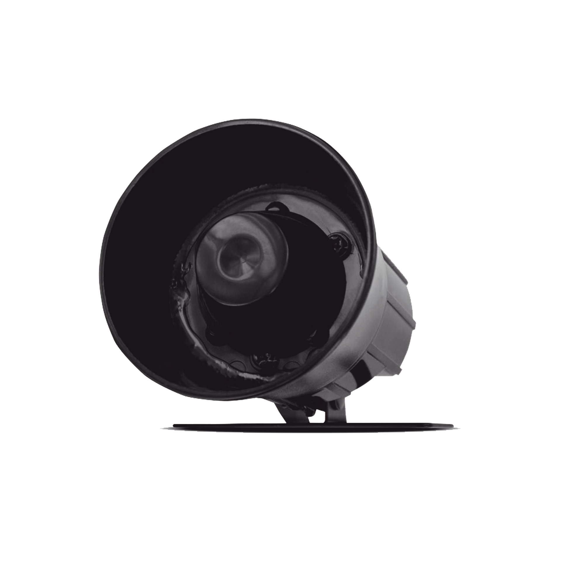 Sirena de alarma de 106dB 12 Vcd que se incluye con la mayorÃ­a de los sistemas de seguridad Compustar