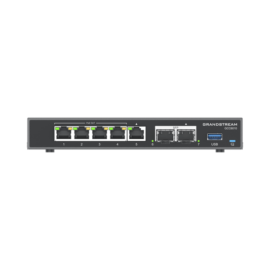 4 en 1: Firewall Nueva GeneraciÃ³n, Router, PBX IP, Switch Gigabit de 5 Puertos (4 PoE) y 2 Puertos SFP 2.5 Gigabit