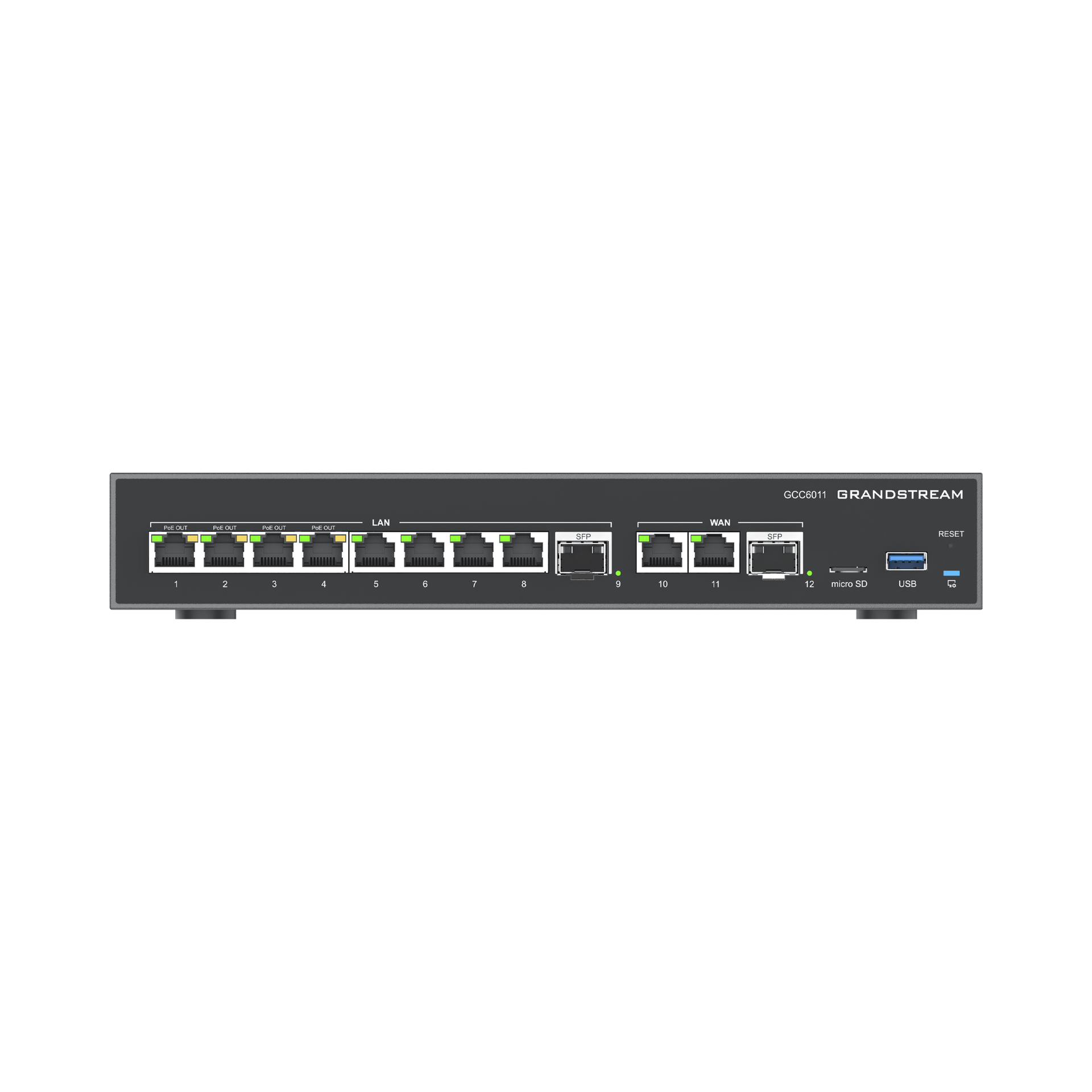 4 en 1: Firewall Nueva GeneraciÃ³n, Router, PBX IP, Switch 10 Puertos Gigabit (4 PoE) + 2 Puertos SFP 2.5 Gigabit