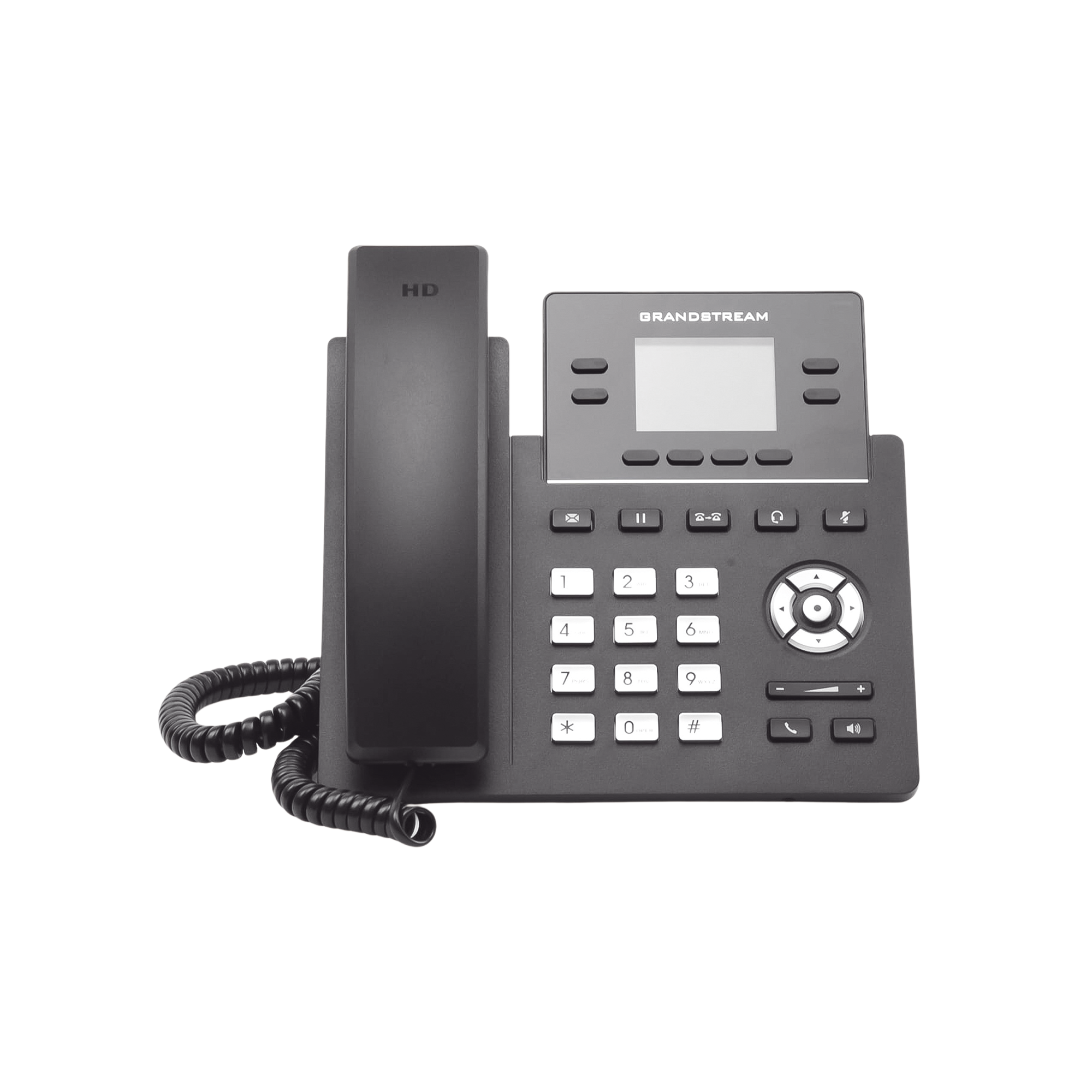 TelÃ©fono IP Grado Operador, 4 lÃ­neas SIP con 2 cuentas, pantalla a color 2.4", PoE, codec Opus, IPV4/IPV6 con gestiÃ³n en la nube GDMS