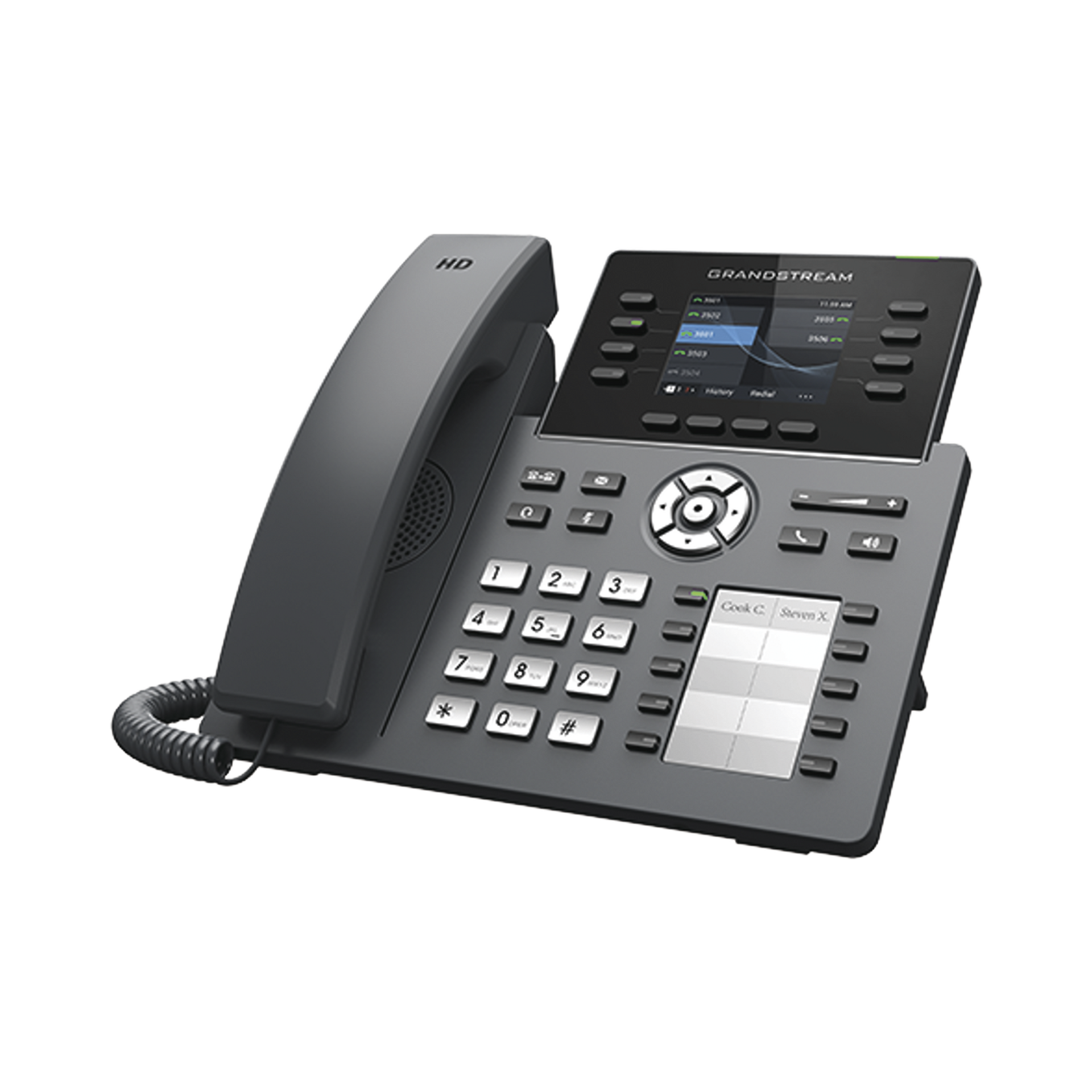 TelÃ©fono IP Wi-Fi, Grado Operador, 8 lÃ­neas SIP con 4 cuentas, pantalla a color 2.8", puertos Gigabit, Bluetooth, PoE, codec Opus, IPV4/IPV6 con gestiÃ³n en la nube GDMS