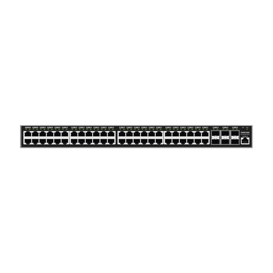 Switch Gigabit  Administrable / 48 puertos 10/100/1000 Mbps + 6 Puertos SFP+ / Compatible con GWN Cloud.