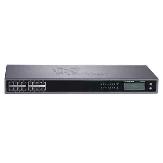 Gateway VoIP GrandStream ATA de 16 puertos FXS + 1 puerto TELCO de 50 pins, p/montaje en rack