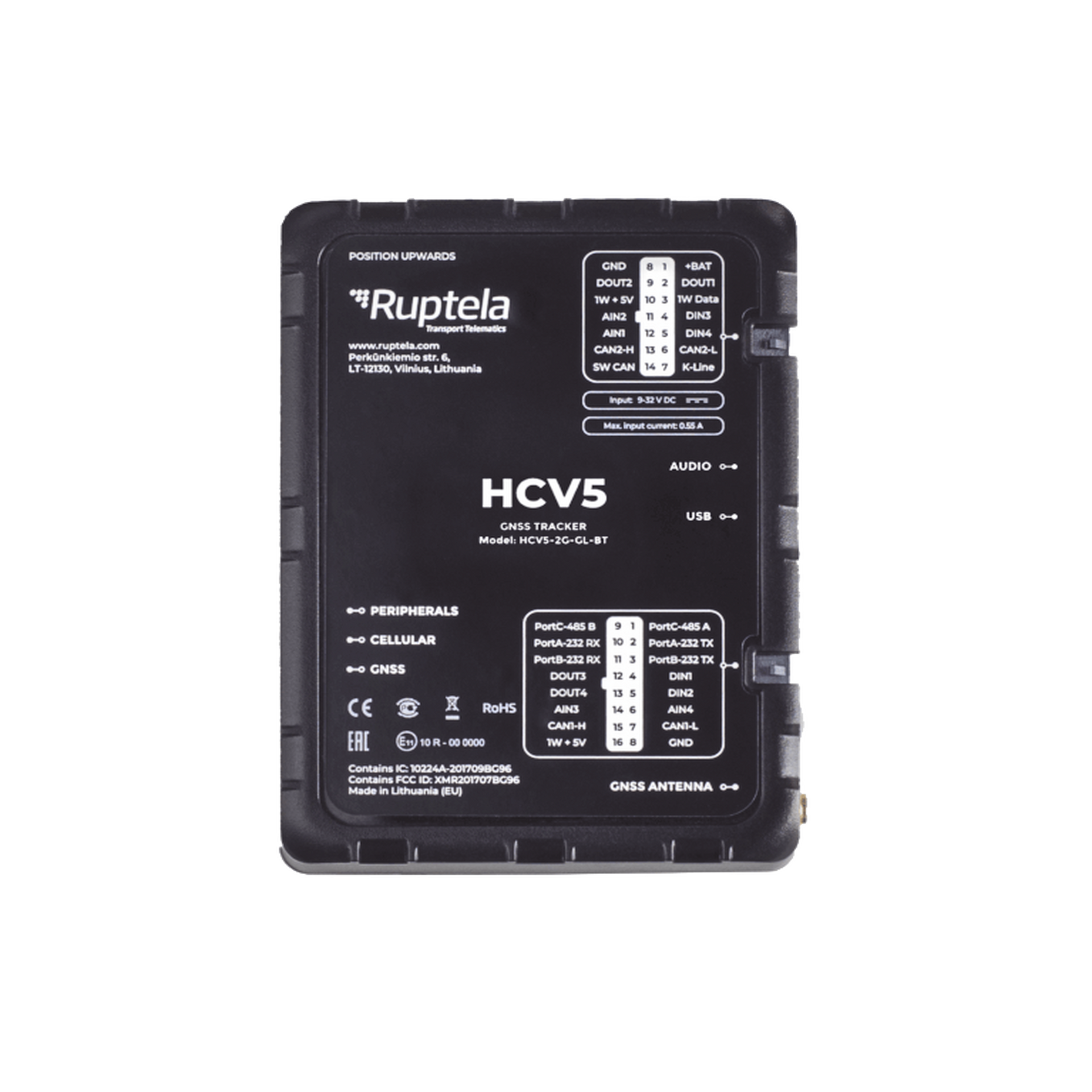 Localizador 4G LTE Obtenga informaciÃ³n de la computadora del vehiculo lectura CAN, OBD y LCV / Sensores Bluetooth / Vehiculos ligeros / Vehiculos pesados  / RS485 / RS232 / AnÃ¡logico / RFID