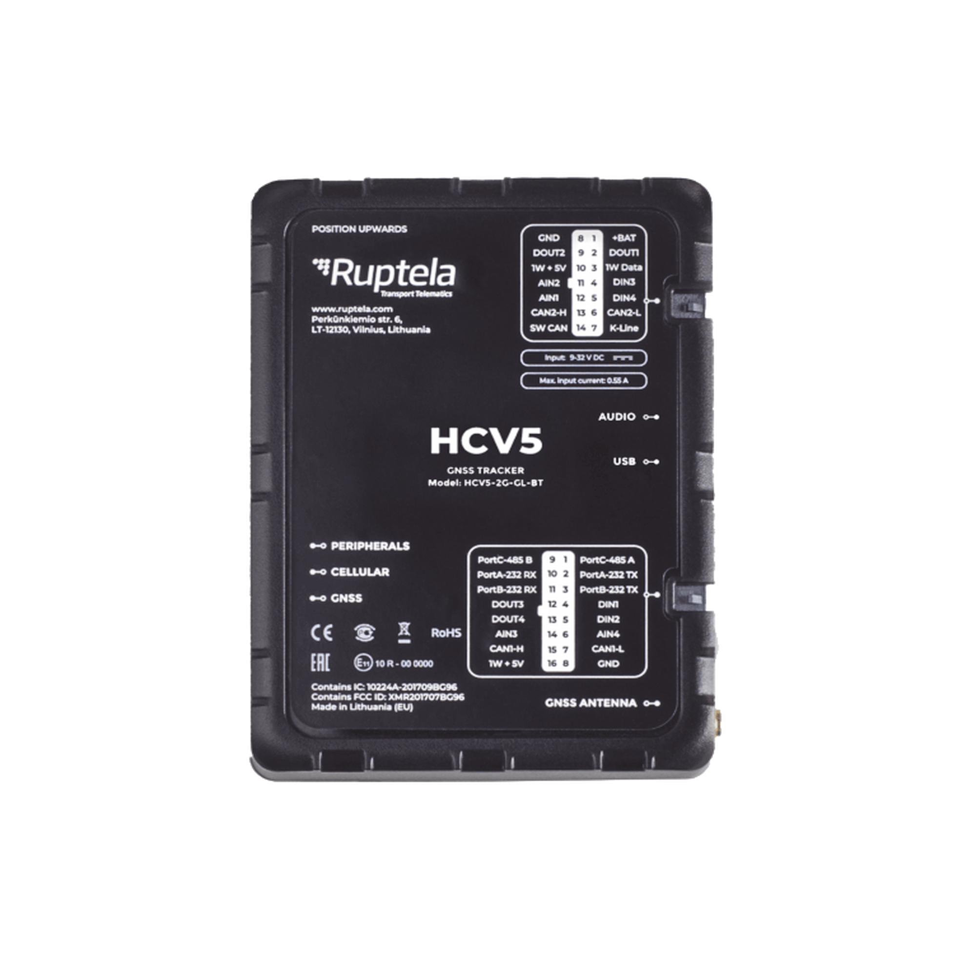 Localizador 4G LTE Obtenga informaciÃ³n de la computadora del vehiculo lectura CAN, OBD y LCV / Sensores Bluetooth / Vehiculos ligeros / Vehiculos pesados  / RS485 / RS232 / AnÃ¡logico / RFID