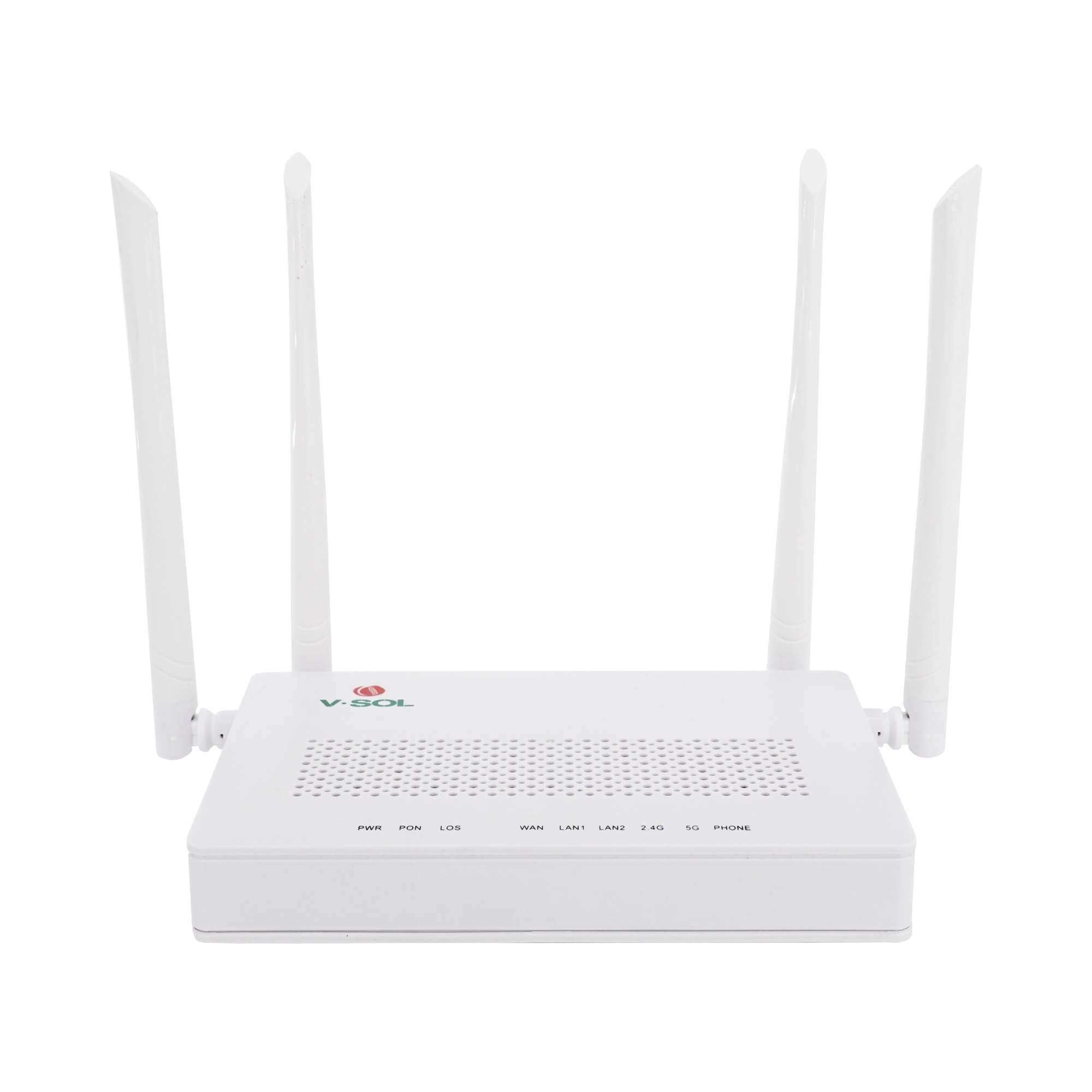 ONU Dual G/EPON con Wi-Fi AC de doble banda, 1 puerto SC/UPC + 2 puertos LAN Gigabit + 1 puerto FXS