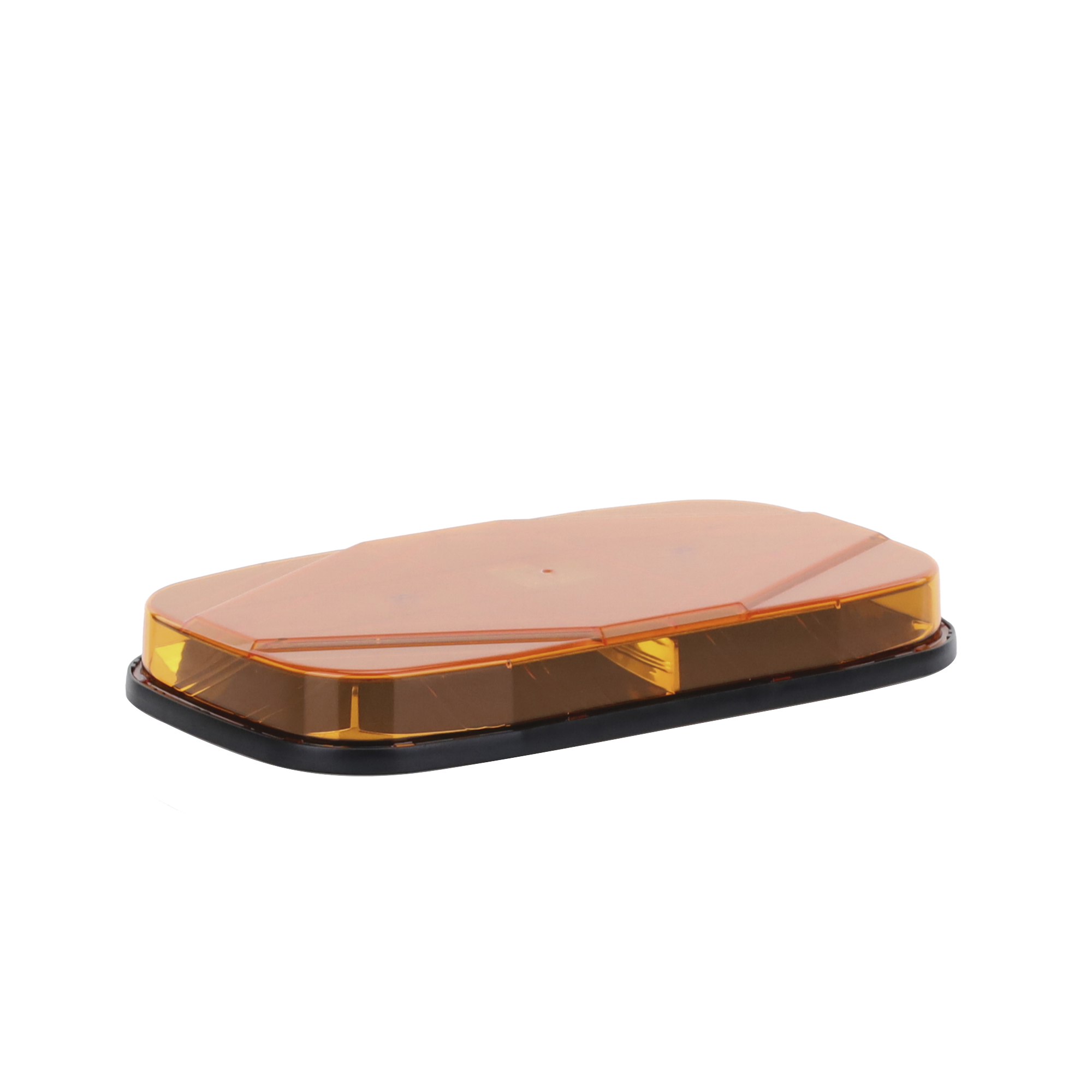 Mini barra de luces. 24 LED, 15 pulgadas, Highlighter LED, Ambar, Domo Ambar, Montaje Permanente, Ideal para Seguridad Privada