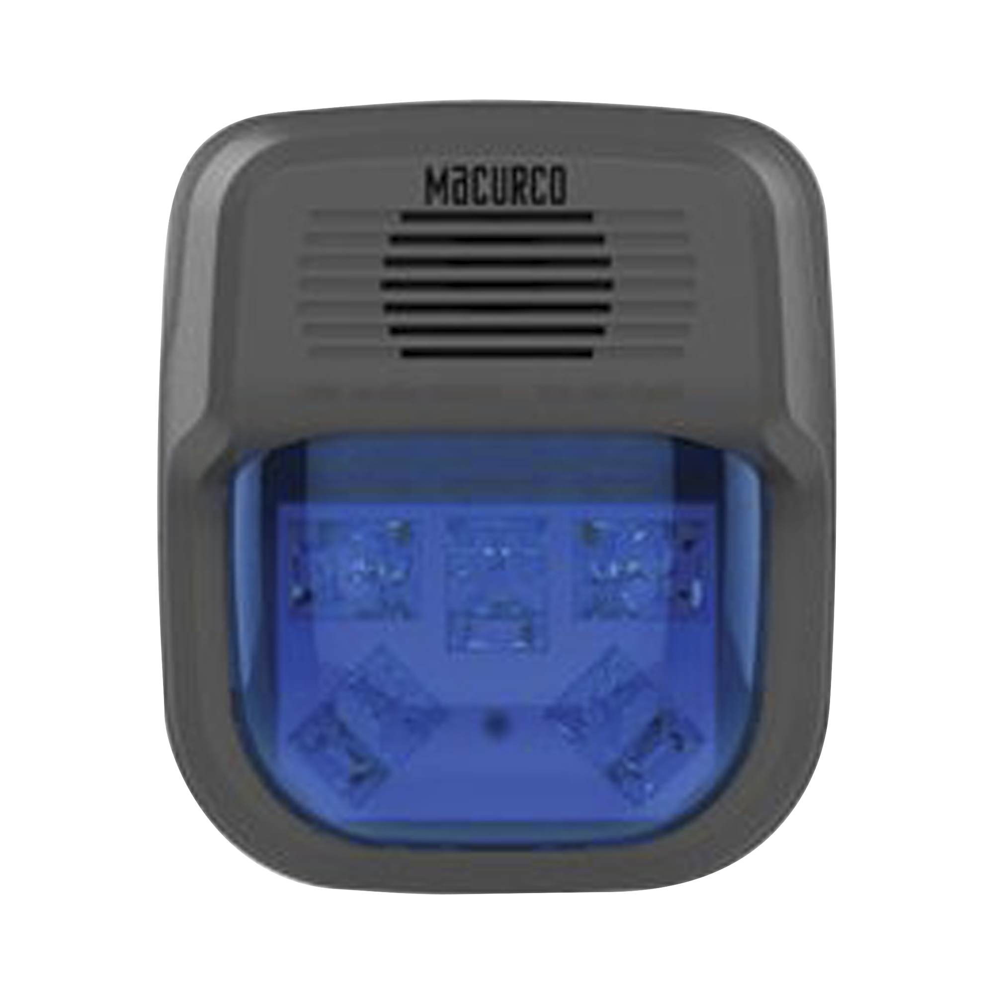 Sirena Estrobo Color Azul Para Paneles y Detectores Macurco