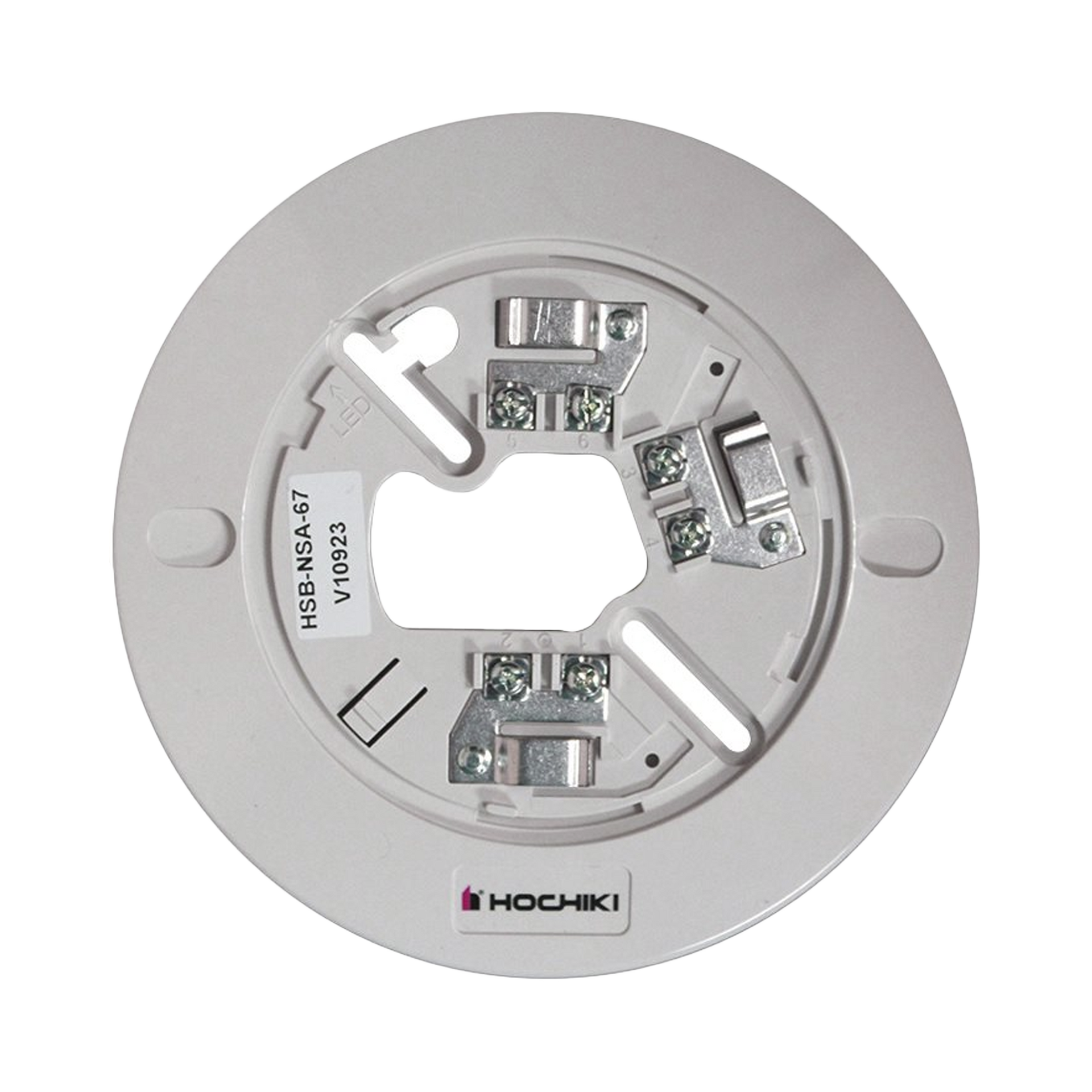 Base De 6" Color Hueso Para Sensores AnÃ¡logos Direccionales Hochiki (0300-06820) 7TH EdiciÃ³n UL268