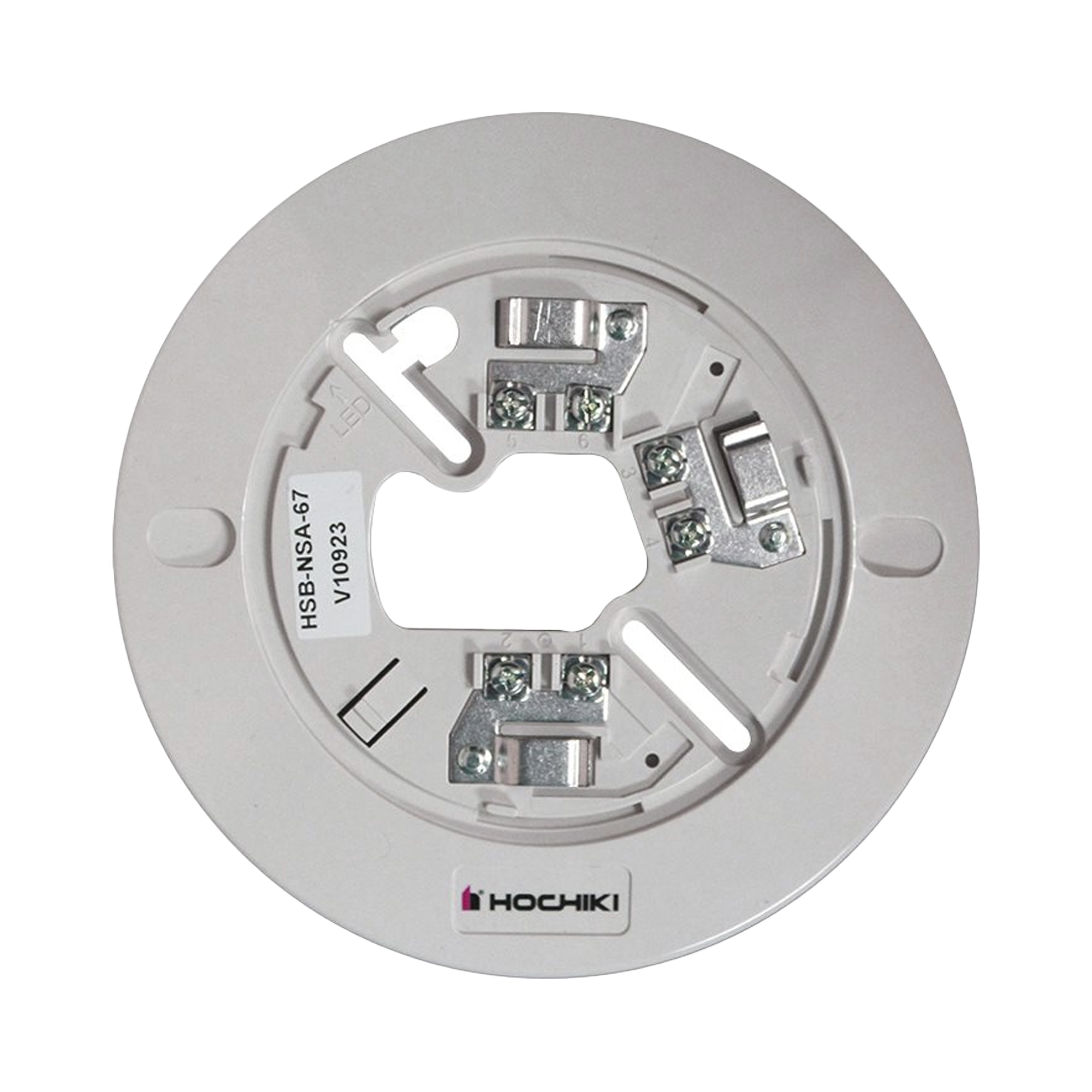 Base De 6" Color Hueso Para Sensores AnÃ¡logos Direccionales Hochiki (0300-06820) 7TH EdiciÃ³n UL268