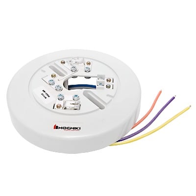 Base Para Detector Convencional Con Relevador, 6 ", 4 Hilos, 24 Vcd (0300-02030)