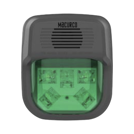 Sirena Estrobo Color Verde Para Paneles y Detectores Macurco