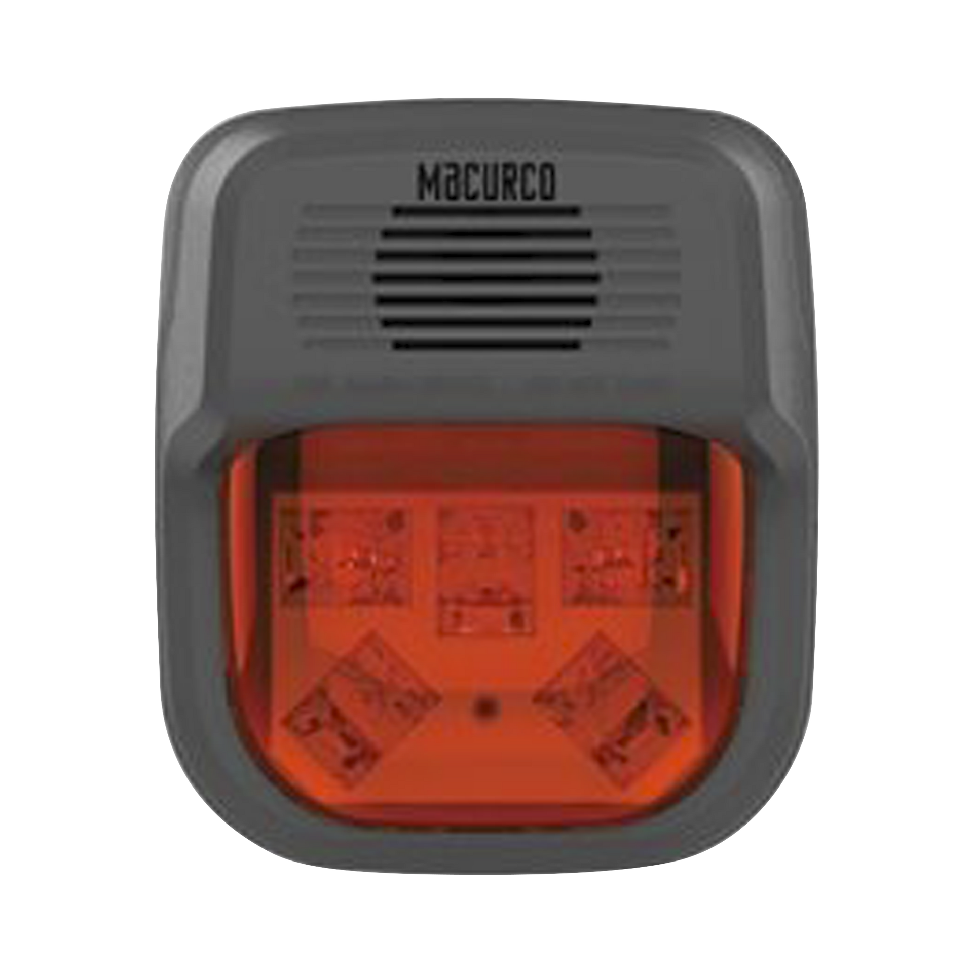 Sirena Estrobo Rojo Para Paneles y Detectores Macurco