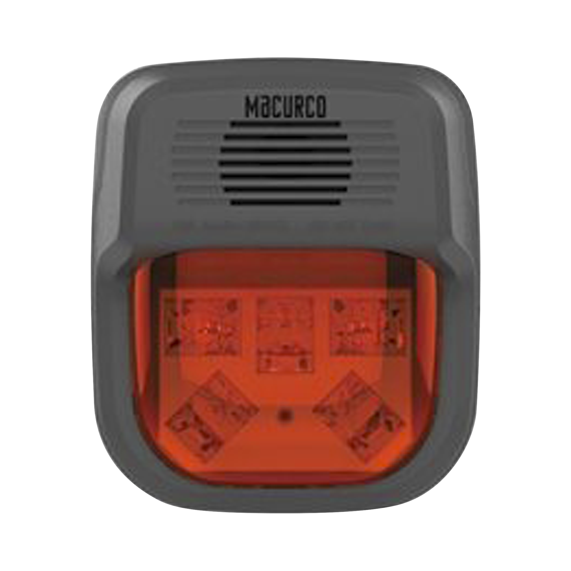 Sirena Estrobo Rojo Para Paneles y Detectores Macurco