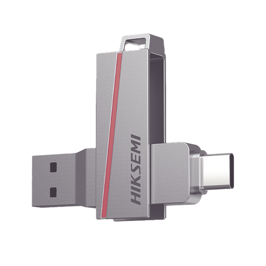 Memoria USB Dual de 128 GB / USB-C y USB-A / Transferencia de Alta Velocidad / MetÃ¡lica / Compatible con Dispositivos MÃ³viles, Windows, Mac y Linux
