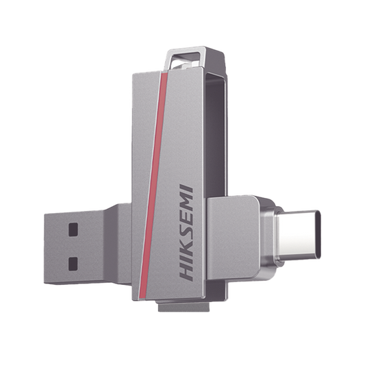 Memoria USB Dual de 256 GB / USB-C y USB-A / Transferencia de Alta Velocidad / MetÃ¡lica / Compatible con Dispositivos MÃ³viles, Windows, Mac y Linux