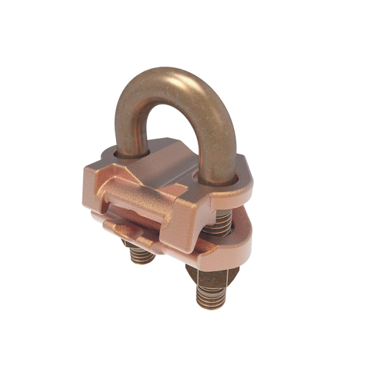 Conector MecÃ¡nico para Cable Calibre 2/0 AWG a 250 KCMIL / Paralelo o 90Â° a Tubo de 3/8" o Varilla de 5/8" - 3/4".