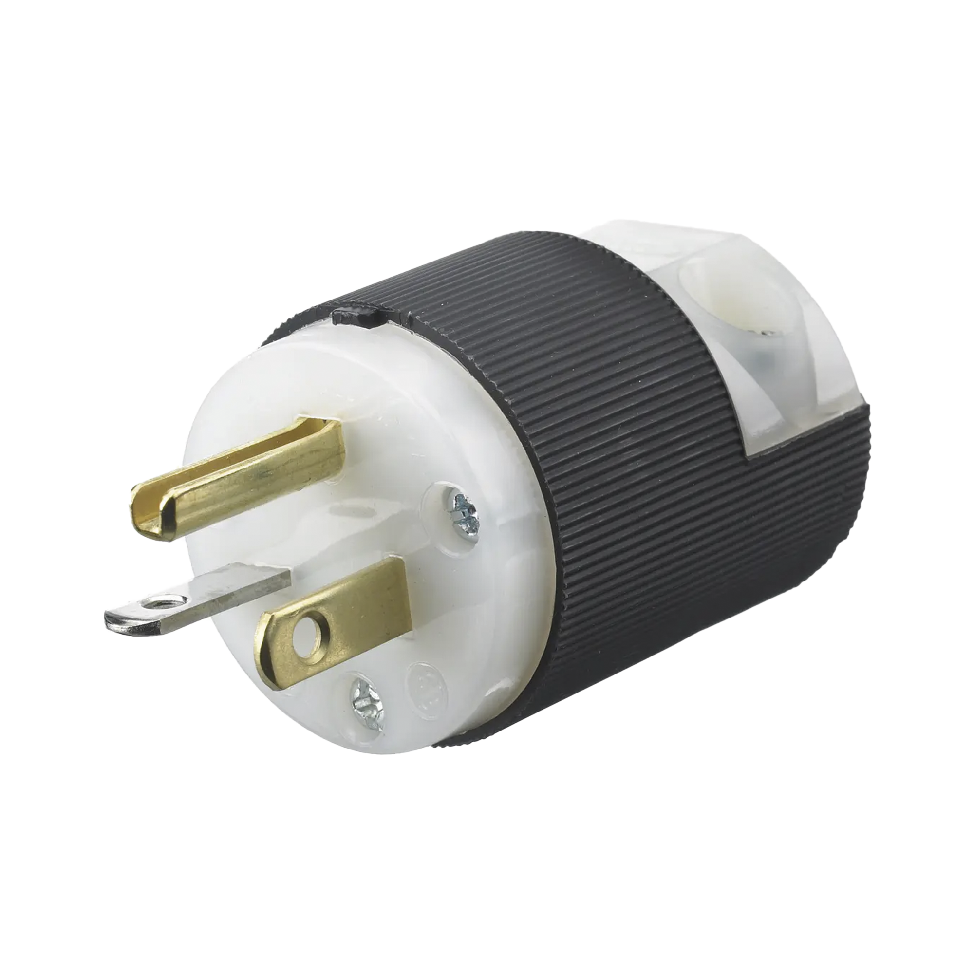 Clavija Entrada Recta/ 20 A 125 V/ 2 Polos 3 Hilos/ Nema 5-20 P/ Grado Industrial- Comercial.
