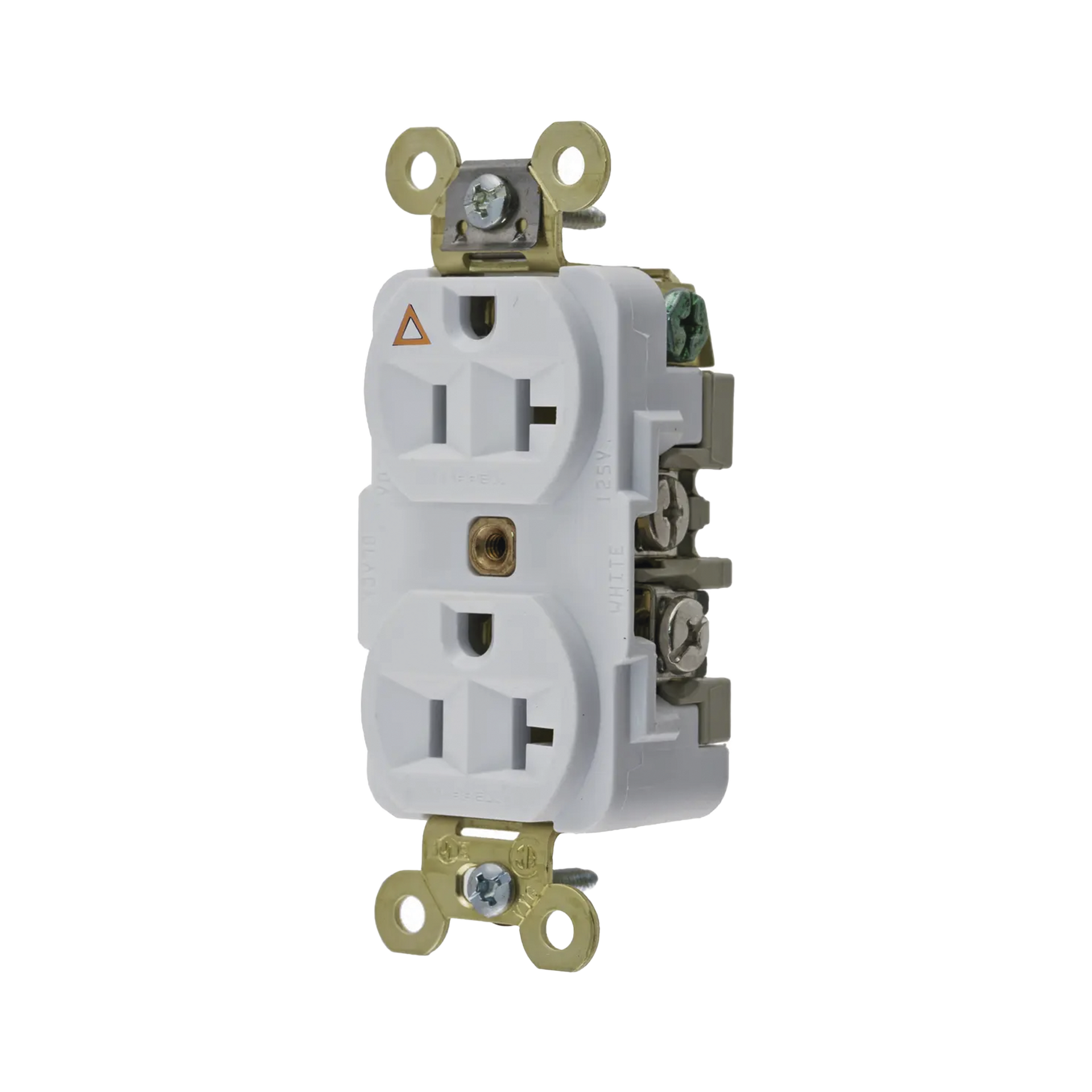 Contacto DÃºplex ConexiÃ³n a Tierra Aislada/ 20 A 125 V/ 2 polos 3 Hilos/ Color Blanco/ Nema 5- 20R/ Grado Industrial.