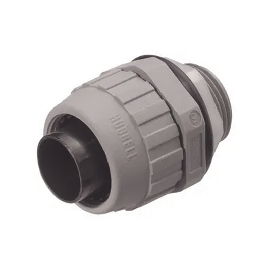 Conector Recto de Nylon de 1/2" para TuberÃ­a Liquidtight Polytuff.