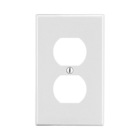 Tapa para Contacto DÃºplex Color Blanco.