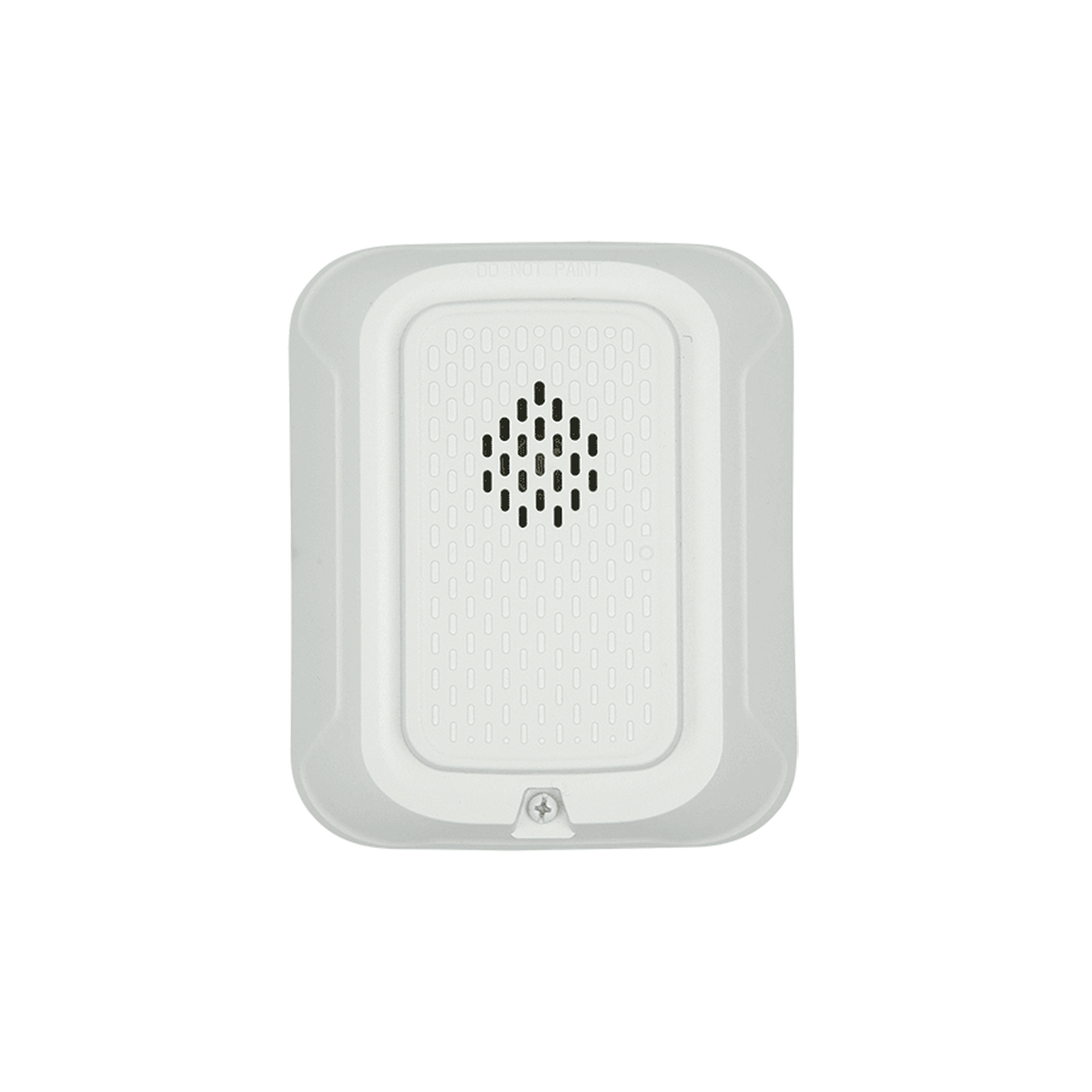 Sirena para Montaje en Pared, 12 a 24 Vcc, Color Blanco, Nuevo DiseÃ±o Moderno y Elegante y Menor Consumo de Corriente