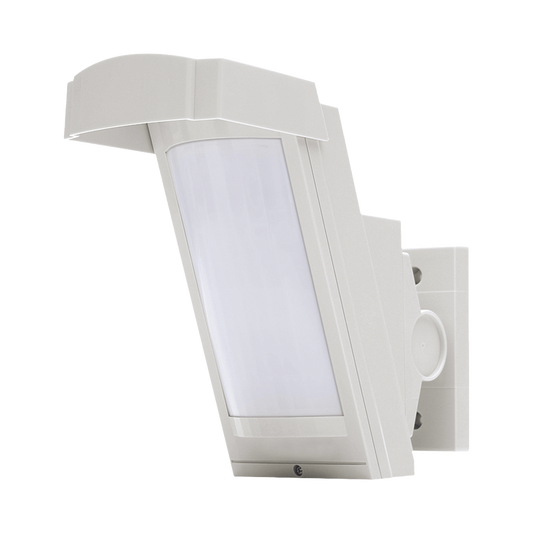 Detector de Movimiento con Anti-enmascaramiento / 100% Exterior /  Cableado / Hasta 12 metros a 85Â° de cobertura/ InstalaciÃ³n a 3 metros / Compatible con cualquier panel de alarma